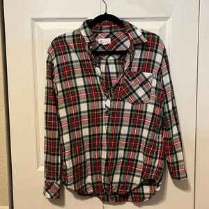 GAP Holiday Boyfriend Fit Flannel